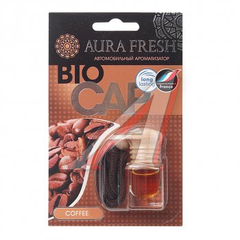 Ароматизатор подвесной жидкостный (coffee) 6мл Bio Cap AURA FRESH AURA FRESH 23006