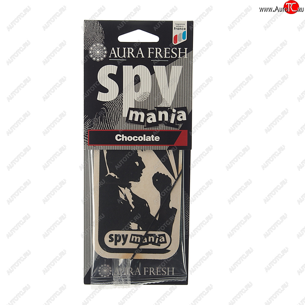 90 р. Ароматизатор подвесной картонный (chocolate) Spy Mania AURA FRESH AURA FRESH 23100  с доставкой в г. Воронеж