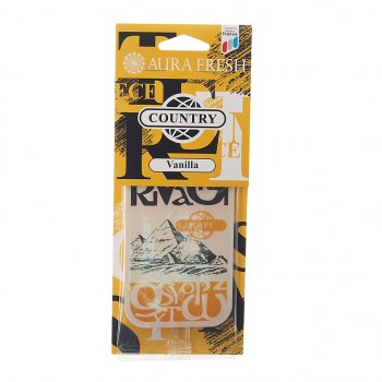 Ароматизатор подвесной картонный (vanilla) Country AURA FRESH AURA FRESH 23027