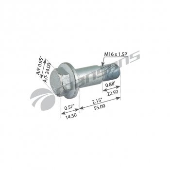 Болт SAF крепления суппорта (M16x1.5x55) MANSONS MANSONS 600.199