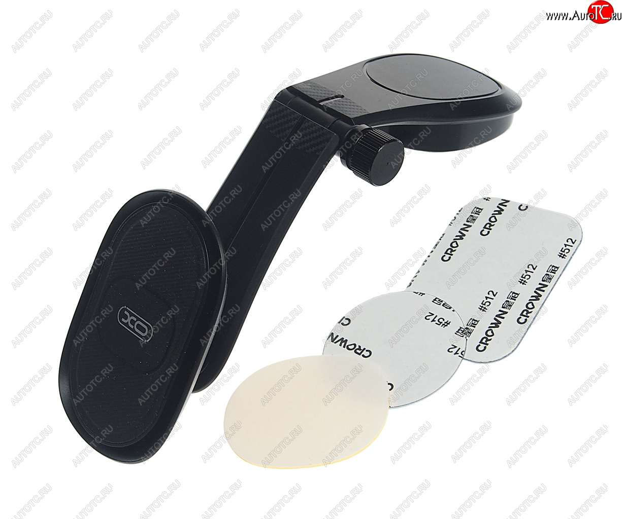329 р. Держатель телефона универсальный магнитный черный XO XO c52 black  с доставкой в г. Воронеж
