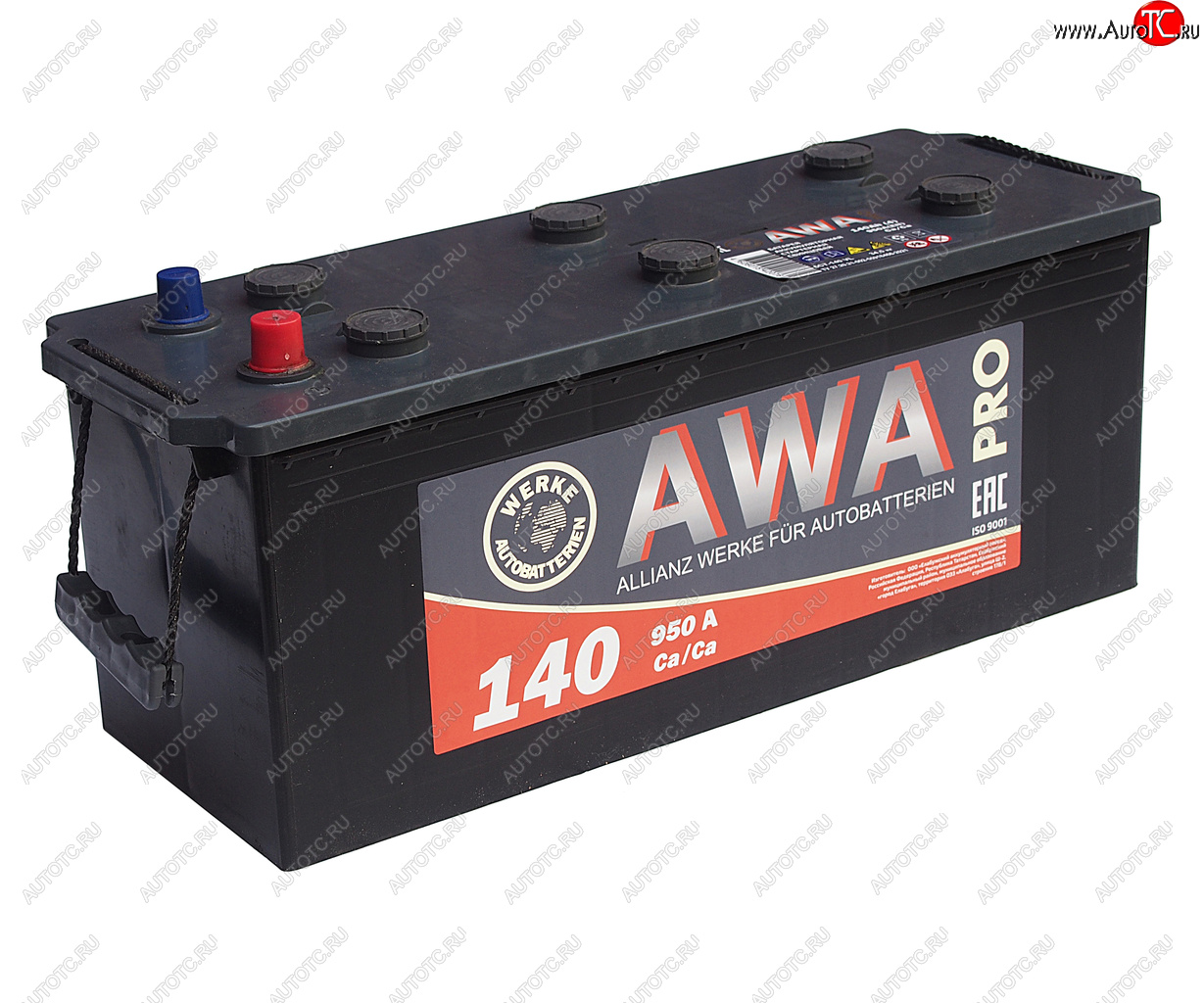 17 499 р. Аккумулятор AWA PRO 140Ач AWA 6ст140(4)  с доставкой в г. Воронеж