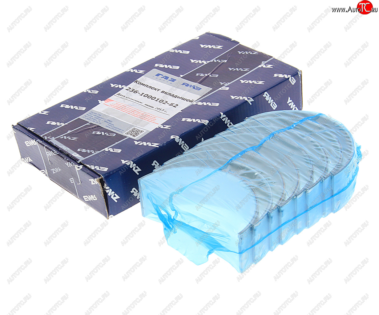 2 559 р. Вкладыши ЯМЗ-236 коренные d+0.00 АВТОДИЗЕЛЬ ЯМЗ 236-1000102-б2  с доставкой в г. Воронеж
