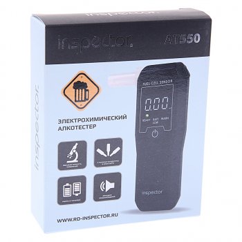 7 799 р. Алкотестер цифровой до 4.00 промилле LCD дисплей,звуковой сигнализатор INSPECTOR INSPECTOR at 550  с доставкой в г. Воронеж. Увеличить фотографию 2