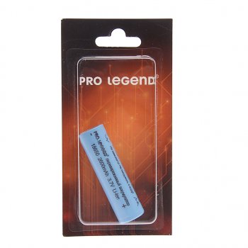 Батарейка 18650 3.7V аккумулятор 2600mAh блистер PRO LEGEND PRO LEGEND pl6211
