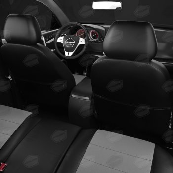 6 499 р. Авточехлы ГАЗель Next (3 высоких) экокожа черно-серые комплект AVTOLIDER AVTOLIDER gz30-0104-ec02  с доставкой в г. Воронеж. Увеличить фотографию 7