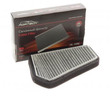 Фильтр воздушный салона CHEVROLET Lanos (97-) угольный FORTECH FORTECH fs134c