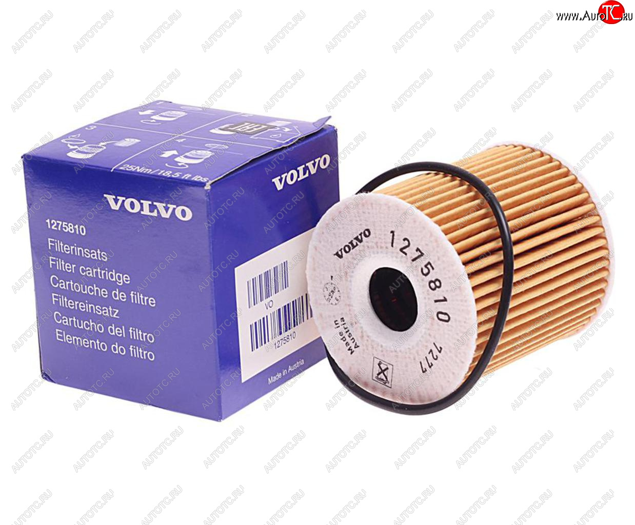 1 329 р. Фильтр масляный VOLVO OE VOLVO 1275810  с доставкой в г. Воронеж