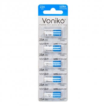 Батарейка A23 12V (пульт сигнализации) блистер 5шт. (цена за 1шт.) Alkaline Ultra VONIKO VONIKO v-23aбл