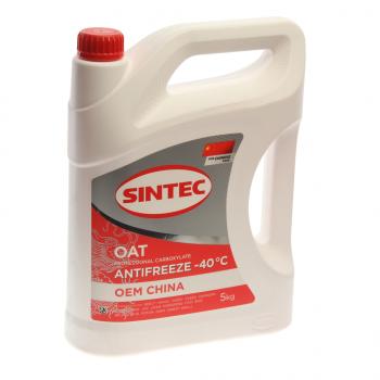 Антифриз красный -40C 5кг OEM China OAT SINTEC SINTEC 6145011