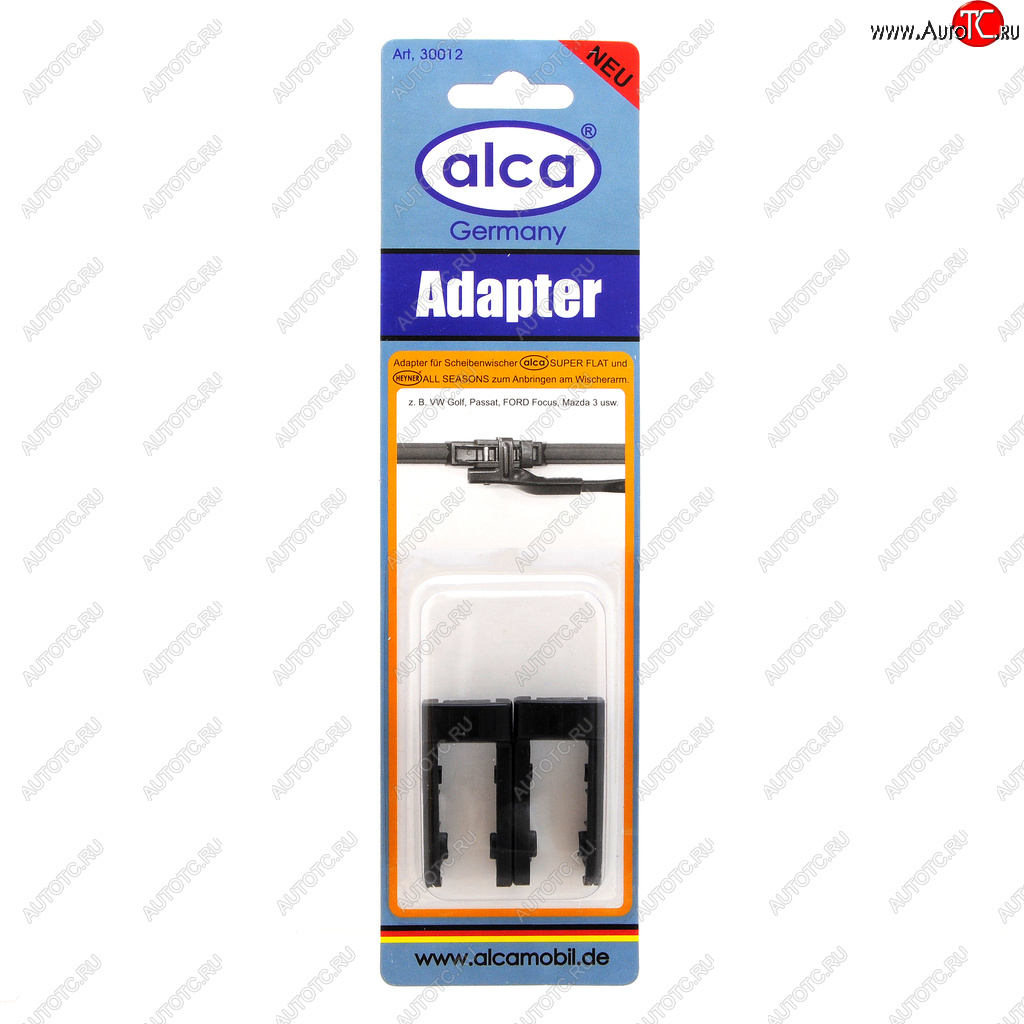 173 р. Адаптер щетки стеклоочистителя AL-120 комплект 2шт. ALCA ALCA 300120  с доставкой в г. Воронеж