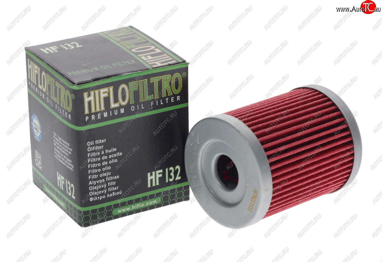439 р. Фильтр масляный мото KAWASAKI SUZUKI YAMAHA SYM HIFLO FILTRO HIFLO FILTRO hf132  с доставкой в г. Воронеж