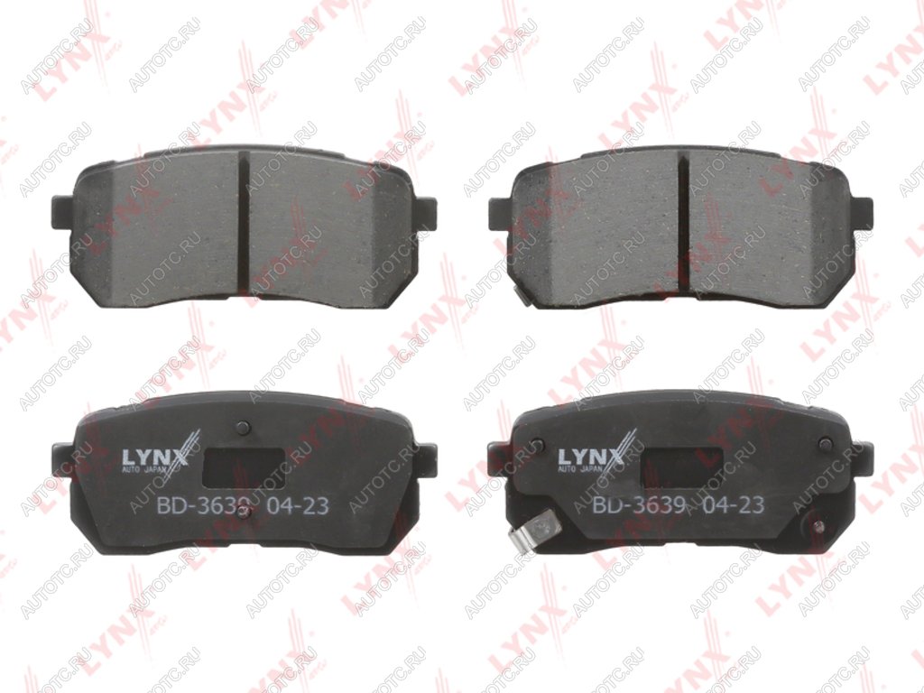 1 299 р. Колодки тормозные задние (4шт.) LYNX KIA Sorento MQ4 (2020-2022)  с доставкой в г. Воронеж