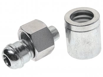 Фитинг DK(Г) М27х1.5 16мм с муфтой NO NAME dk27-1,5+муфта