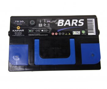 9 249 р. Аккумулятор BARS 77Ач обратная полярность BARS 6ст77(0)  с доставкой в г. Воронеж. Увеличить фотографию 2