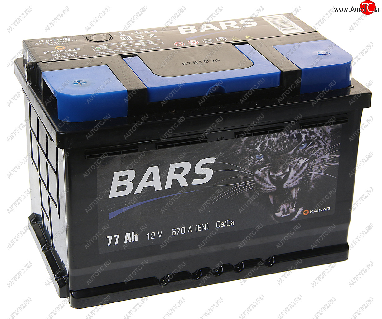 7 899 р. Аккумулятор BARS 77Ач BARS 6ст77(1)  с доставкой в г. Воронеж
