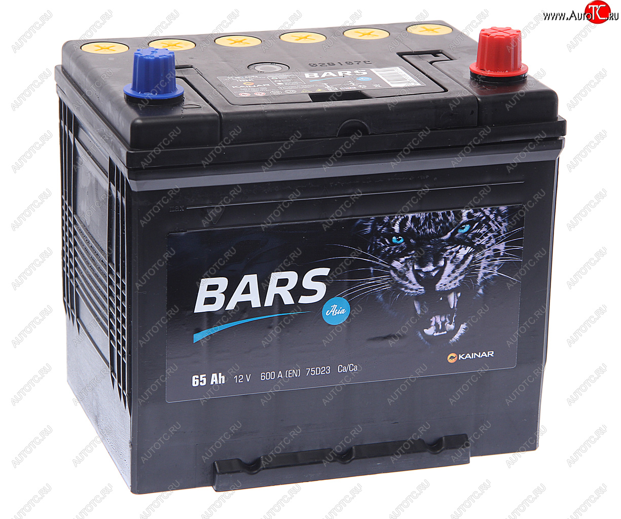 7 699 р. Аккумулятор BARS Asia 65Ач обратная полярность BARS 6ст65(0) 75d23l  с доставкой в г. Воронеж