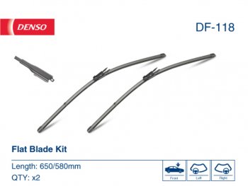 3 179 р. Щетка стеклоочистителя MERCEDES A (W169),B (W245) комплект DENSO DENSO df-118  с доставкой в г. Воронеж. Увеличить фотографию 3