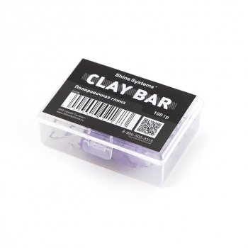 749 р. Глина полировочная 100гр Clay Bar SHINE SYSTEMS SHINE SYSTEMS ss530  с доставкой в г. Воронеж. Увеличить фотографию 2