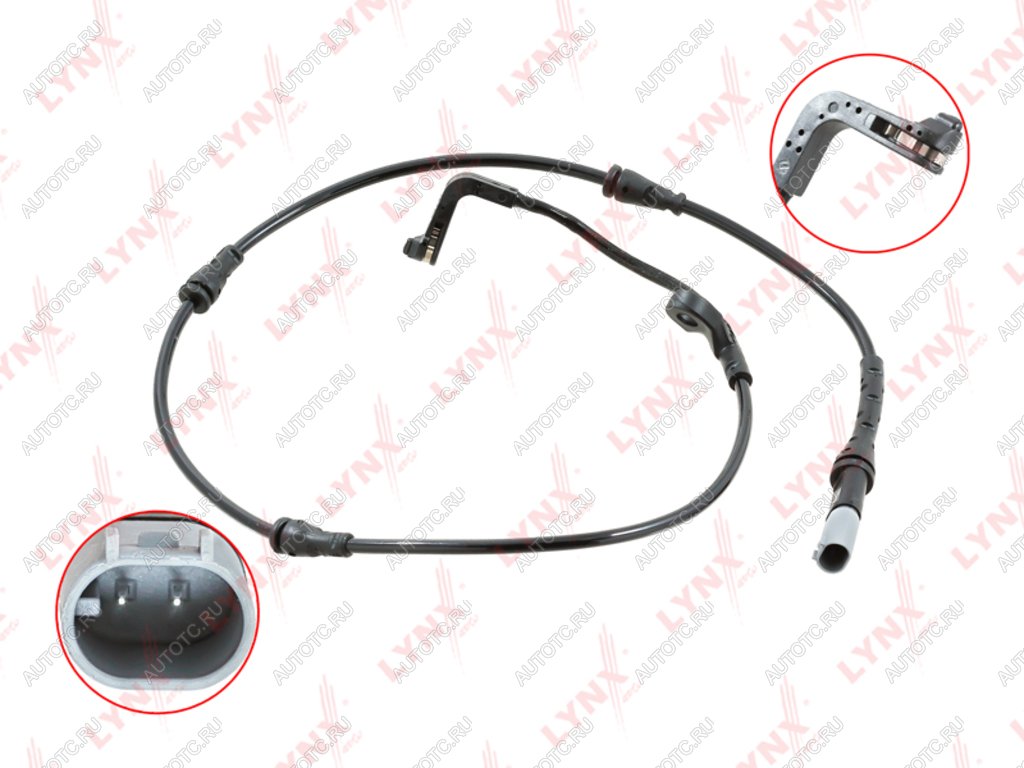 879 р. Датчик износа тормозных колодок BMW X5 (E70),X6 (E71) передний (1шт.) LYNX LYNX bw1052  с доставкой в г. Воронеж