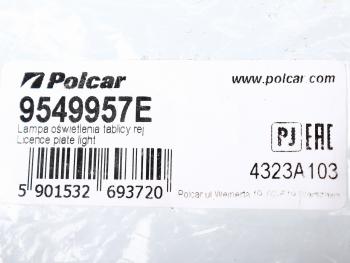 719 р. Фонарь освещения знака номерного SKODA Superb (02-) POLCAR POLCAR 9549957e  с доставкой в г. Воронеж. Увеличить фотографию 4