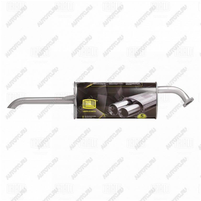 3 599 р. Глушитель HYUNDAI Solaris (10-) KIA Rio (11-) TRIALLI TRIALLI emm0808  с доставкой в г. Воронеж