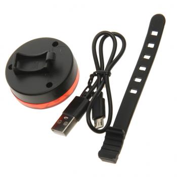 499 р. Фонарь велосипедный задний USB кабель с аккумулятором 3 функции Led RAPIDO RAPIDO qx-w07a  с доставкой в г. Воронеж. Увеличить фотографию 2