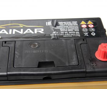 9 499 р. Аккумулятор KAINAR Asia 75Ач обратная полярность KAINAR 6ст75(0) 85d26l  с доставкой в г. Воронеж. Увеличить фотографию 2