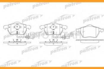 Колодки тормозные передние (4шт.) PATRON Audi A4 (B5 8D2 седан,  B5 8D5 универсал,  B6,  B7,  B8,  B9), A6 (С4,  C4,  C5,  C6,  C7,  (C8) универсал,  (C8) седан), Volkswagen Passat (B5)