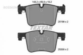 6 999 р. Колодки тормозные передние (4шт.) TEXTAR BMW 3 серия F30 седан рестайлинг (2015-2018)  с доставкой в г. Воронеж. Увеличить фотографию 1