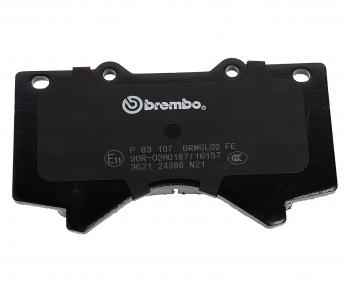 4 999 р. Колодки тормозные передние (4шт.) BREMBO  Toyota Land Cruiser  200 (2007-2021) дорестайлинг, 1-ый рестайлинг, 2-ой рестайлинг  с доставкой в г. Воронеж. Увеличить фотографию 3