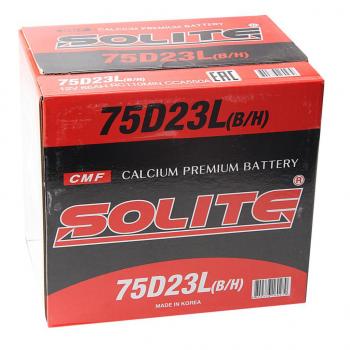 11 749 р. Аккумулятор SOLITE 65Ач обратная полярность нижнее крепление SOLITE 6ст65(0) 75d23l  с доставкой в г. Воронеж. Увеличить фотографию 2