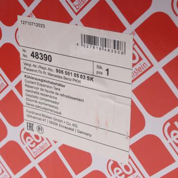 4 089 р. Бачок расширительный VW Crafter (06-12) охлаждающей жидкости FEBI FEBI 48390  с доставкой в г. Воронеж. Увеличить фотографию 4