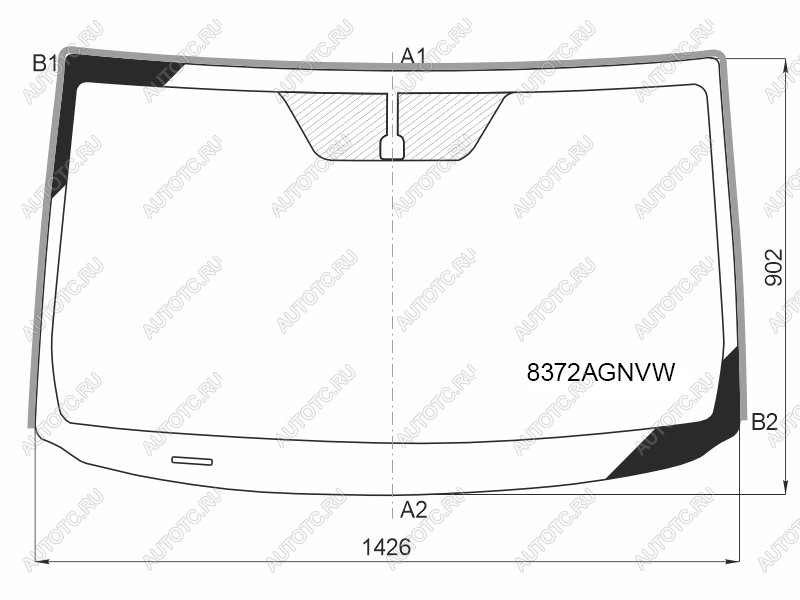6 399 р. Стекло лобовое Toyota RAV4 (XA30) 05-13 FUYAO 8372AGNVW  с доставкой в г. Воронеж