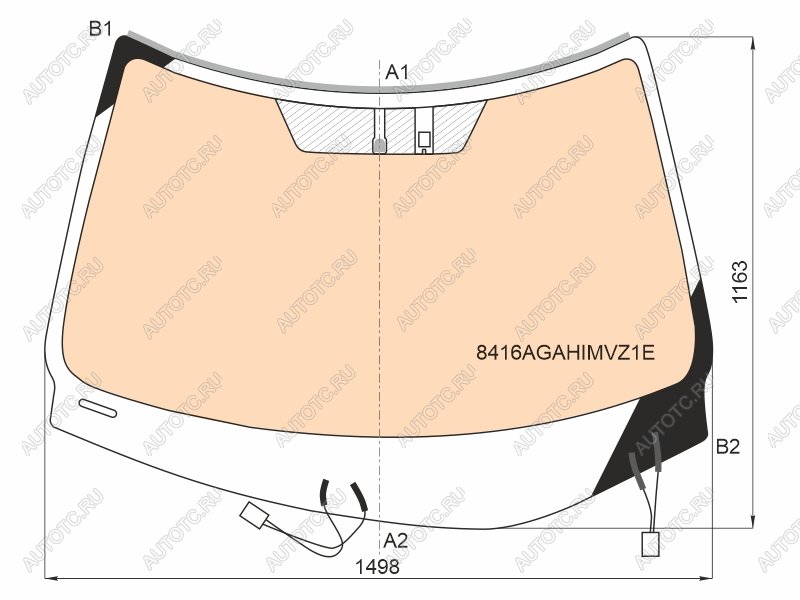 34 599 р. Стекло лобовое (Обогрев полный Датчик дождя Молдинг) Lexus RX 15-19 AGC 8416AGAHIMVZ1E  с доставкой в г. Воронеж