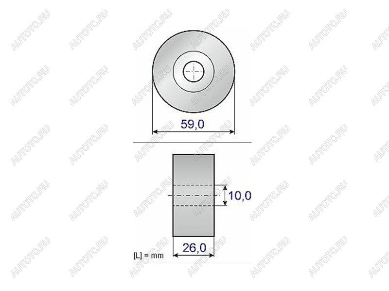 3 999 р. Ролик приводного ремня обводной CITROEN C4MMC ASXLANCEROUTLANDERPEUGEOT 4008 1,82,0 10- KOYO PU105529RMXY5  с доставкой в г. Воронеж