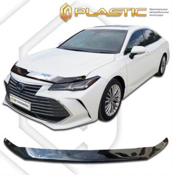 2 079 р. Дефлектор капота CA-Plastic  Toyota Avalon  XX50 (2018-2023) (серия Classic черный)  с доставкой в г. Воронеж. Увеличить фотографию 2
