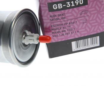 699 р. Фильтр топливный VW AUDI SEAT SKODA BIG FILTER BIG FILTER gb-3190 BIG FILTER gb-3190  с доставкой в г. Воронеж. Увеличить фотографию 2