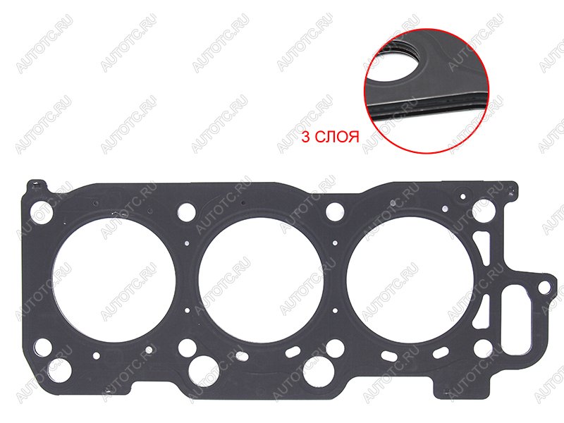 2 359 р. Прокладка ГБЦ TOYOTA 1,2MZFE00- RH STONE JA-11224  с доставкой в г. Воронеж