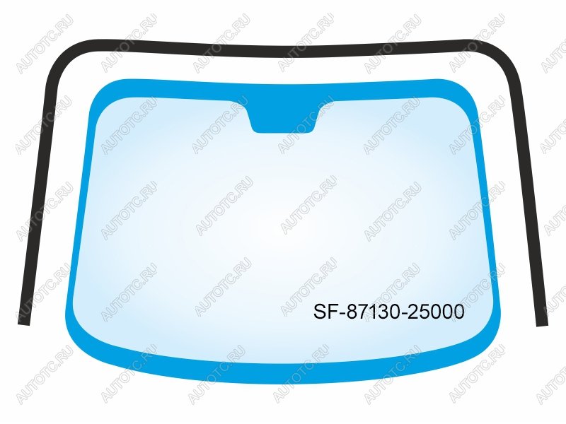 1 749 р. Молдинг заднего стекла Hyundai Accent 99-12  Verna 00-06  ТагАЗ Accent 99-12 SAT SF-87130-25000  с доставкой в г. Воронеж