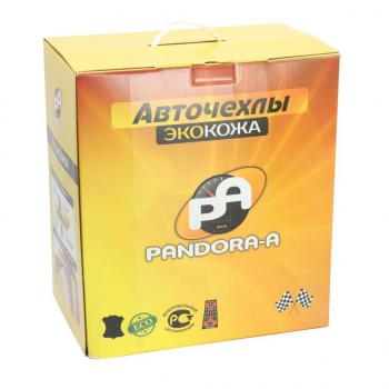 5 649 р. Авточехлы HYUNDAI Solaris KIA Rio седан (11-) экокожа черные PANDORA-A PANDORA-A solarisrio bk cla  с доставкой в г. Воронеж. Увеличить фотографию 3