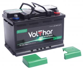 20 549 р. Аккумулятор VOLTHOR AGM 70Ач обратная полярность VOLTHOR 6ст70(0)  с доставкой в г. Воронеж. Увеличить фотографию 3