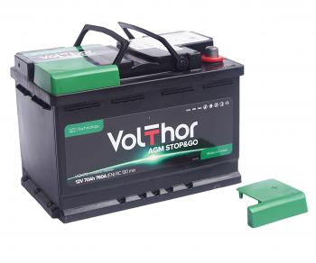 20 549 р. Аккумулятор VOLTHOR AGM 70Ач обратная полярность VOLTHOR 6ст70(0)  с доставкой в г. Воронеж. Увеличить фотографию 2