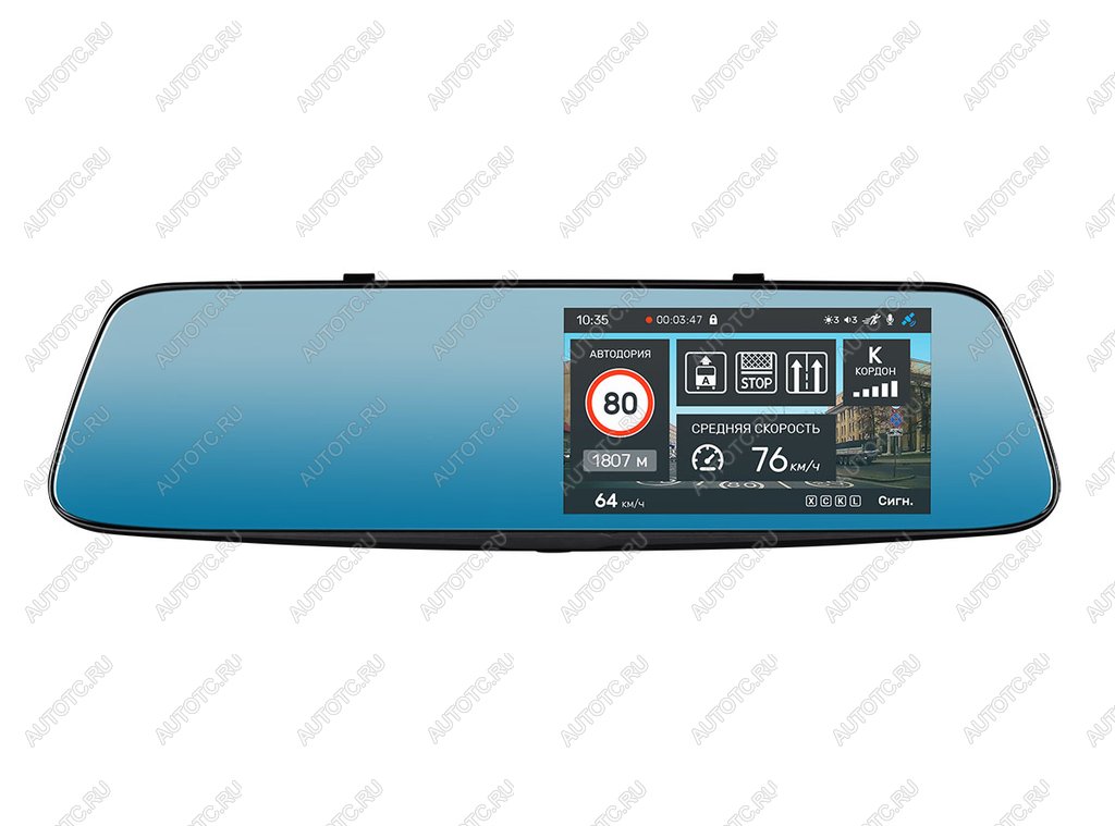 12 199 р. Видеорегистратор с радар-детектором в зеркале GPS INCAR INCAR sdr-230  с доставкой в г. Воронеж
