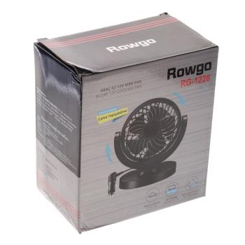 559 р. Вентилятор в салон 12V на платфоре черно-оранжевый ROWGO ROWGO rg-1228  с доставкой в г. Воронеж. Увеличить фотографию 4