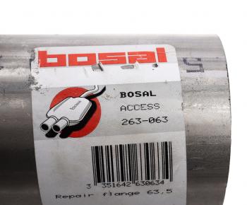 3 199 р. Фланец трубы глушителя ремонтный d=63.5мм BOSAL BOSAL 263-063  с доставкой в г. Воронеж. Увеличить фотографию 3