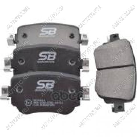 3 699 р. Колодки тормозные задние BREMBO Skoda Octavia A7 дорестайлинг лифтбэк (2012-2017)  с доставкой в г. Воронеж