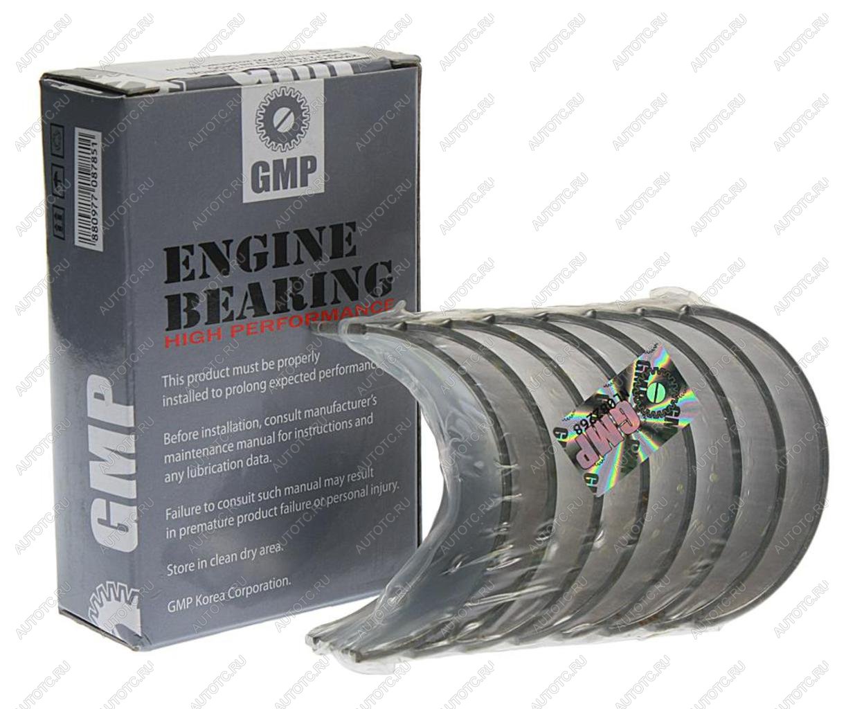 1 339 р. Вкладыши HYUNDAI HD65,72,78,County дв.D4DD шатунные d+0.50 комплект (8шт.) GMP GMP 23060-45932  с доставкой в г. Воронеж