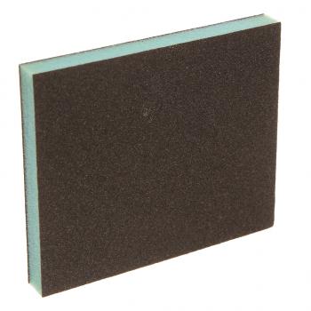 Губка шлифовальная FINE двусторонняя синяя (120ммх98ммх13мм) Sponge Blue TORNADO TORNADO 2010.f