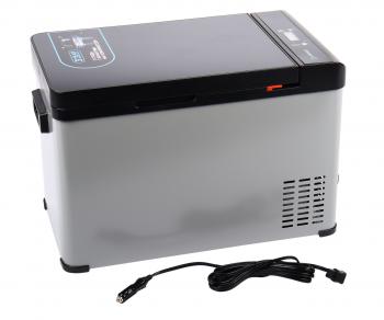 Автохолодильник 27л 65.5х46х38.5см компрессорный 12-24-220V 45W металл,пластик 12кг Q-28 LIBHOF LIBHOF libq28